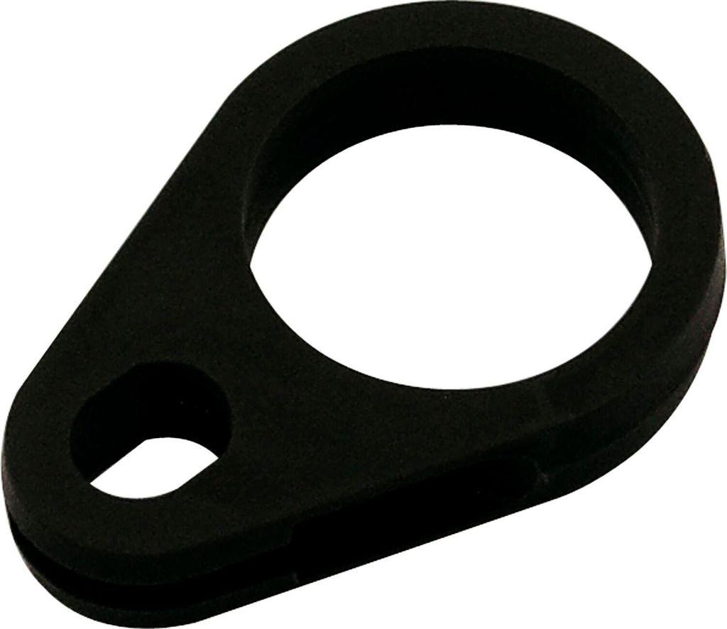 Haltering Hotel-Kleiderbügel Osiris DM 30 mm Kunststoff schwarz, Breite: 30 mm