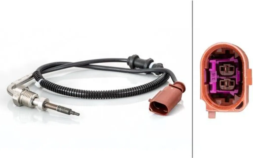 HELLA 6PT 014 494-881 Sensore temperatura gas di scarico OE 03L906088GR compatibile con A1 8X, Ibiza, Toledo, Fabia, Rapid, Roomster, Polo 6R