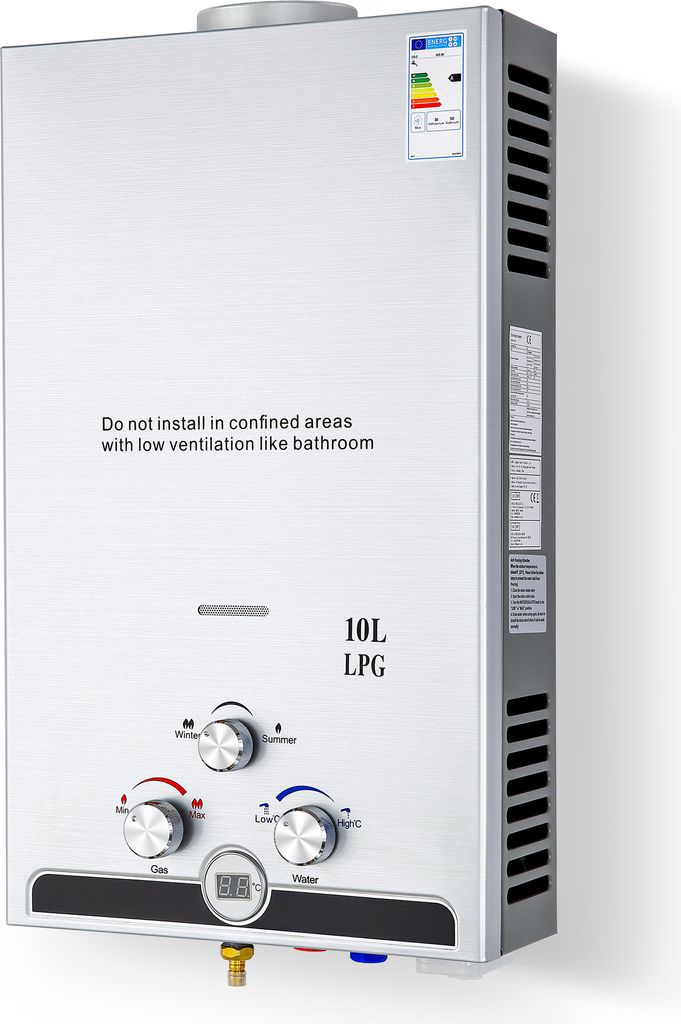 KAKAK Caravan Warmwasserbereiter 10 Liter - 12V/220V Für Wohnmobile