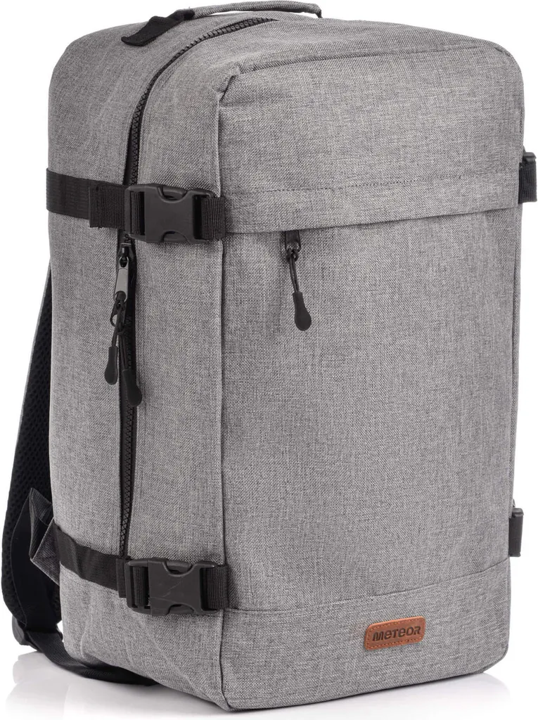 Meteor Hermod gris : sac cabine 25x20x40 pratique et léger