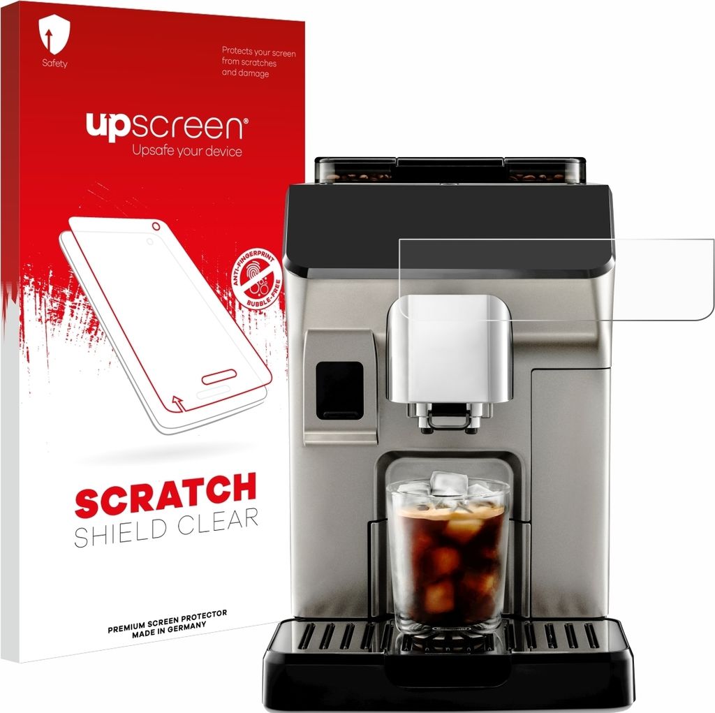 upscreen Schutzfolie für DeLonghi Eletta Explore Displayschutz Displayschutzfolie Folie Klar Transparent