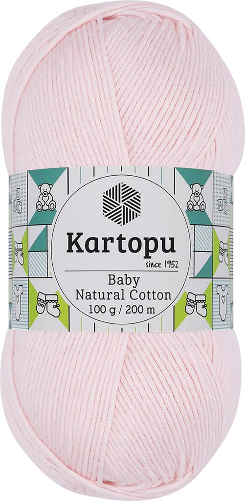 100g Kartopu Baby Natural Cotton zartrosa
