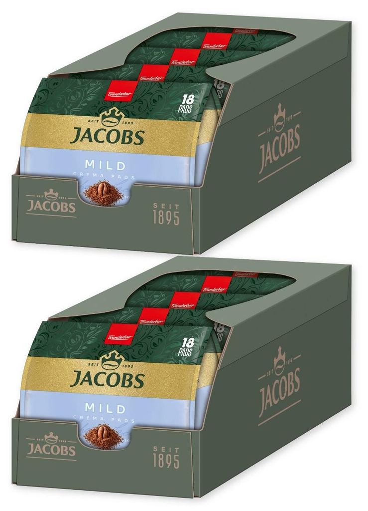 JACOBS Pads Crema Mild Senseo kompatibel 10 x 18 = 180 Produktbild 