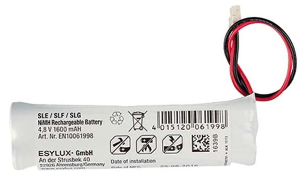 ESYLUX Akku NiMh SLESLFBA.NiMH1600mAh EN10061998 Produktbild 