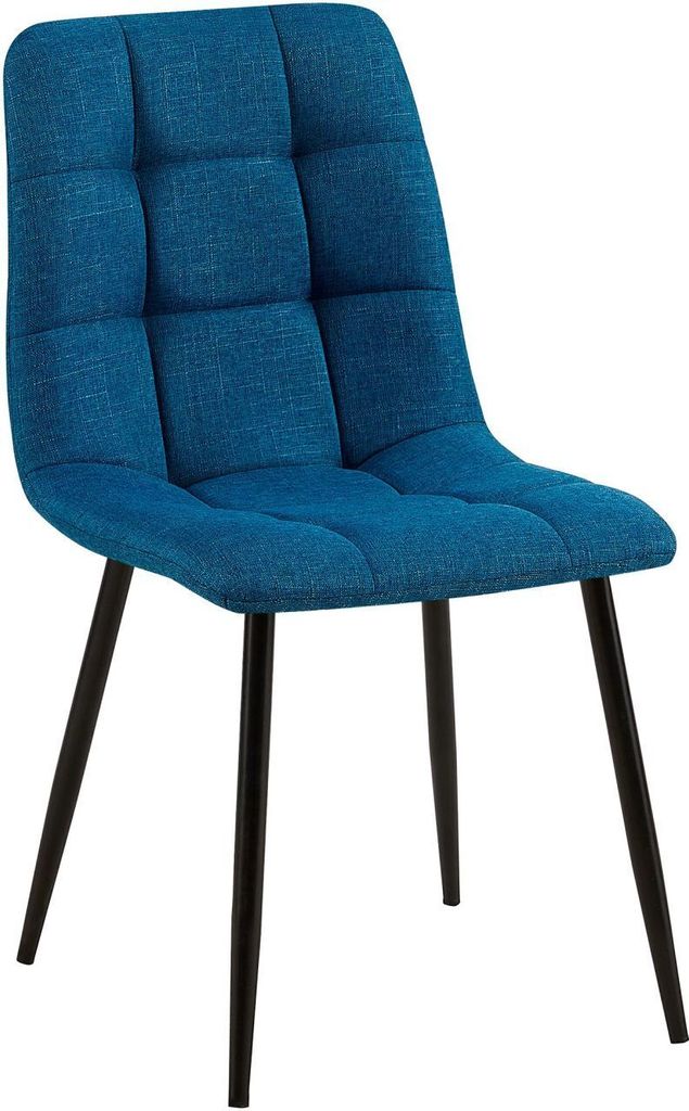 Esszimmerstuhl Tilde Stoff blau