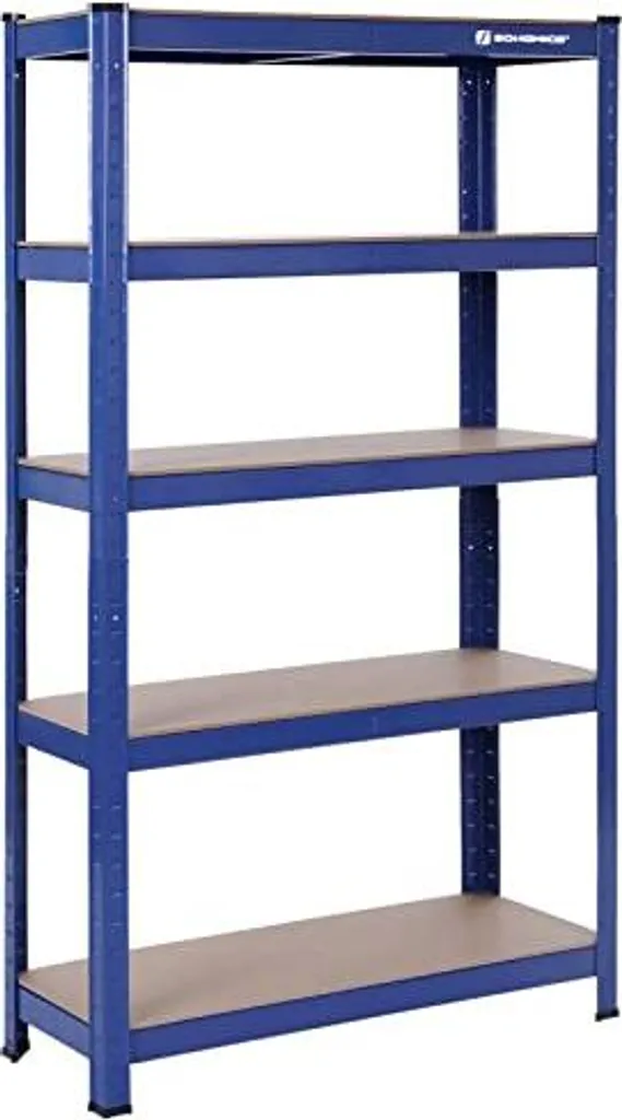 Solution de rangement atelier et cave 5 niveaux charge lourde 650 kg