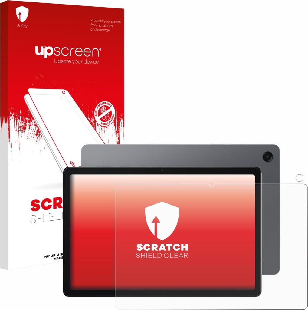 upscreen Schutzfolie für Samsung Galaxy Tab A11 Plus 11" (Display+Kamera) Displayschutz Displayschutzfolie Folie Klar Transparent