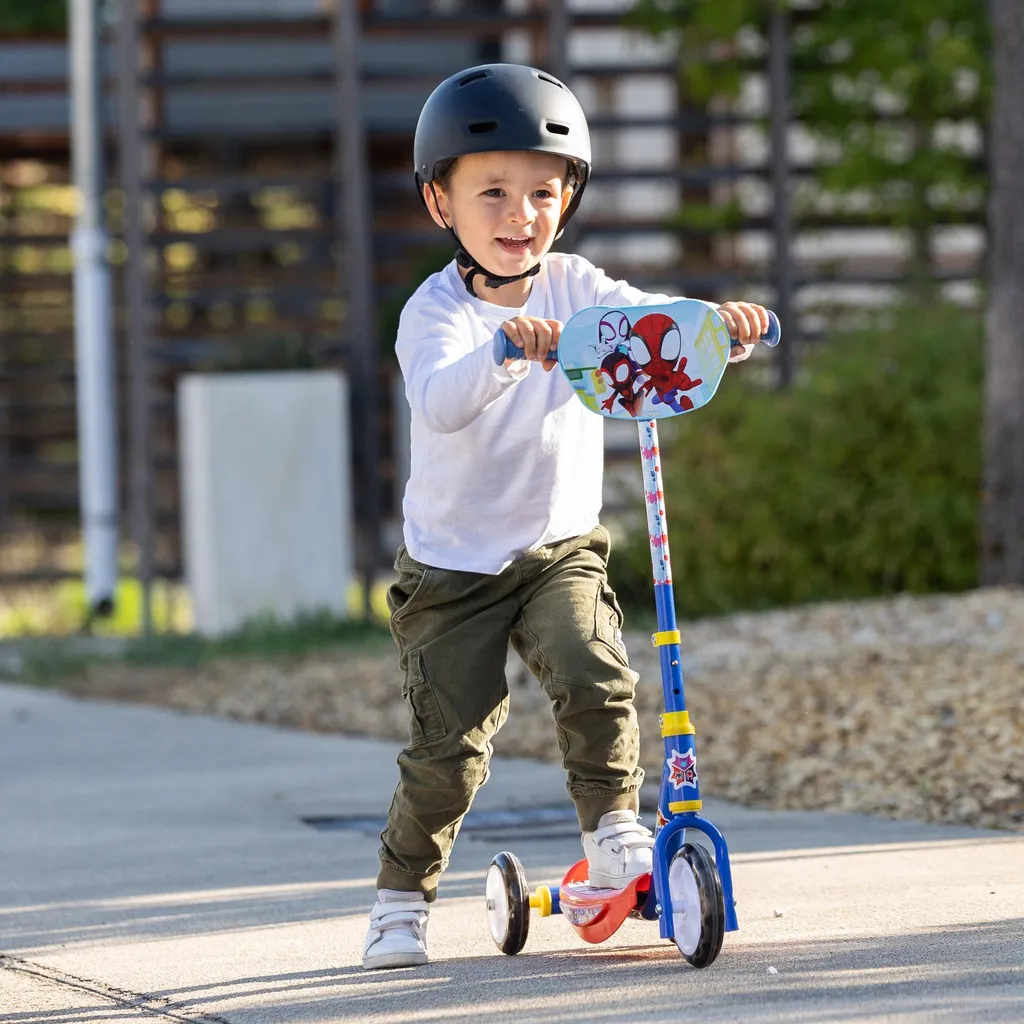 Smoby Spidey Trottinette 3 Roues Enfant Marvel - Stabilité et Confort