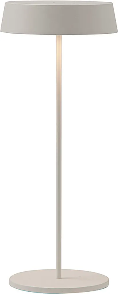 Lampe de table LED rechargeable Inemuri Blanche dimmable sans fil 3W