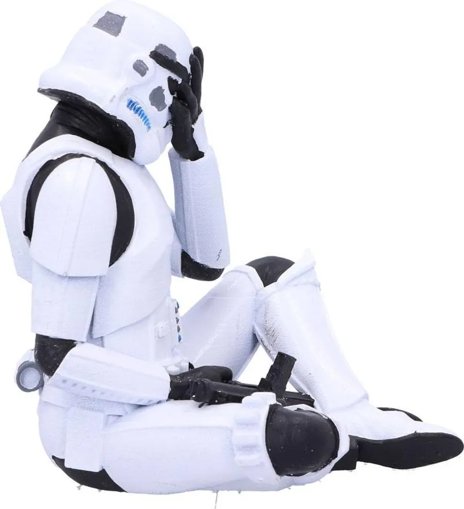 Statuette de Collection Stormtrooper Ne Rien Voir en Résine de 10 cm