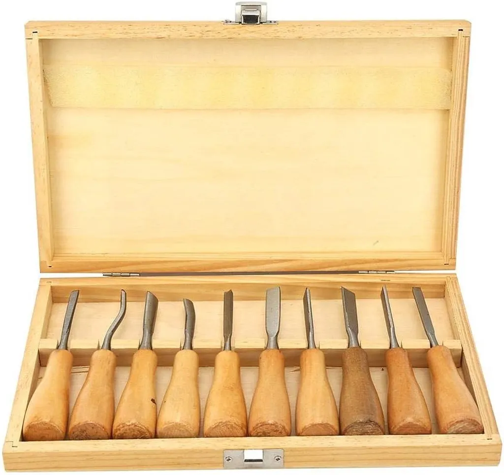 Offerta Set Scalpelli Legno 12 pezzi - Kit Intaglio Alta Resistenza