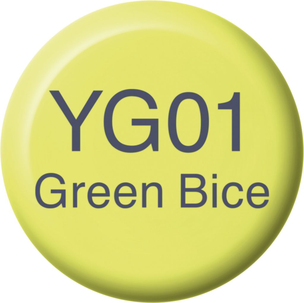 Inchiostro ad alcool COPIC Ricarica 12ml, YG01 Verde bice Immagine del prodotto 