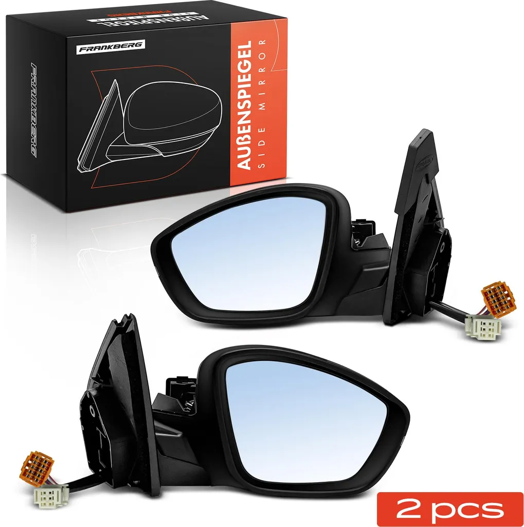Paire de Rétroviseurs Latéraux Complets pour Peugeot 308 II L3 LB LH