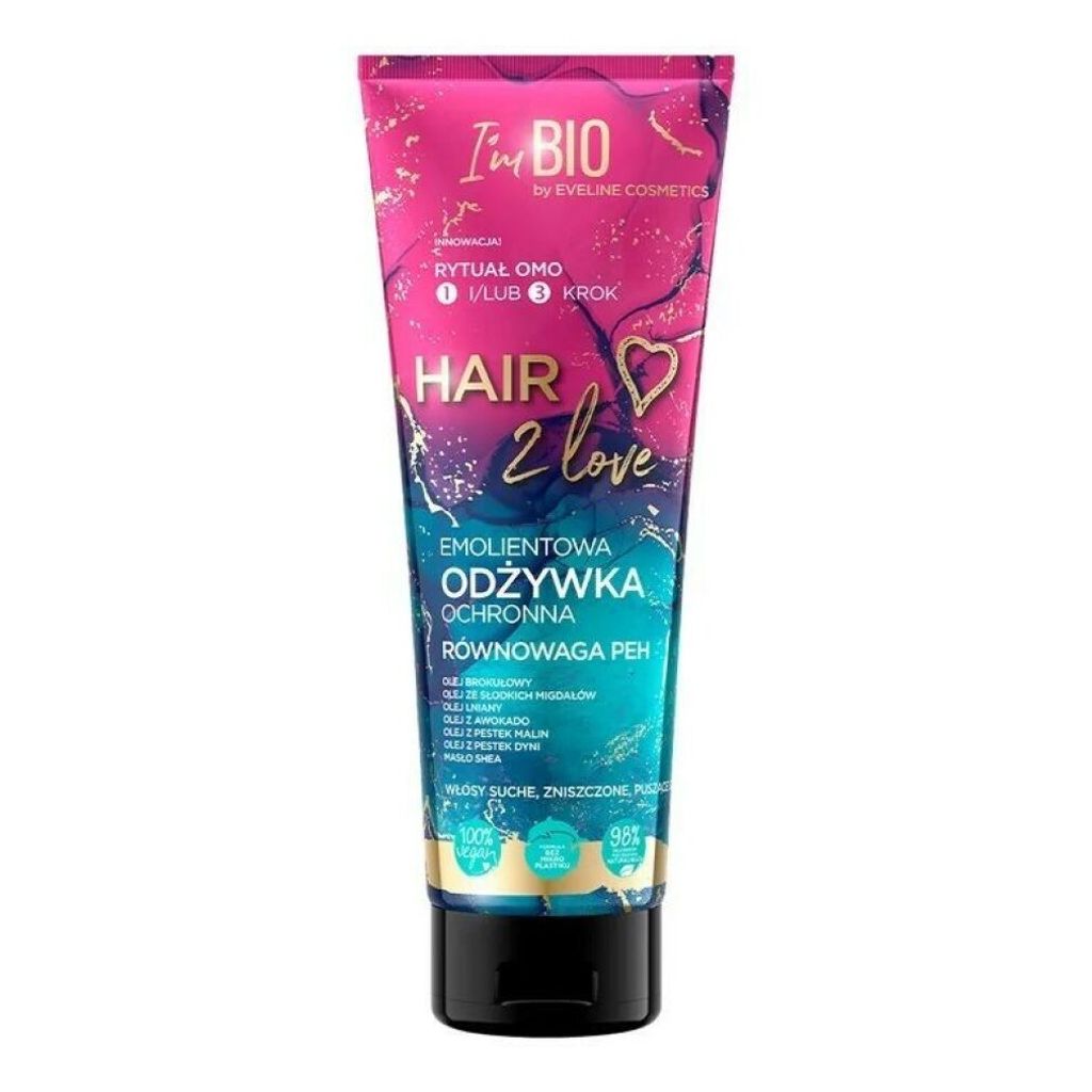 Eveline Hair 2 Love Emollient Protective Conditioner 250ml