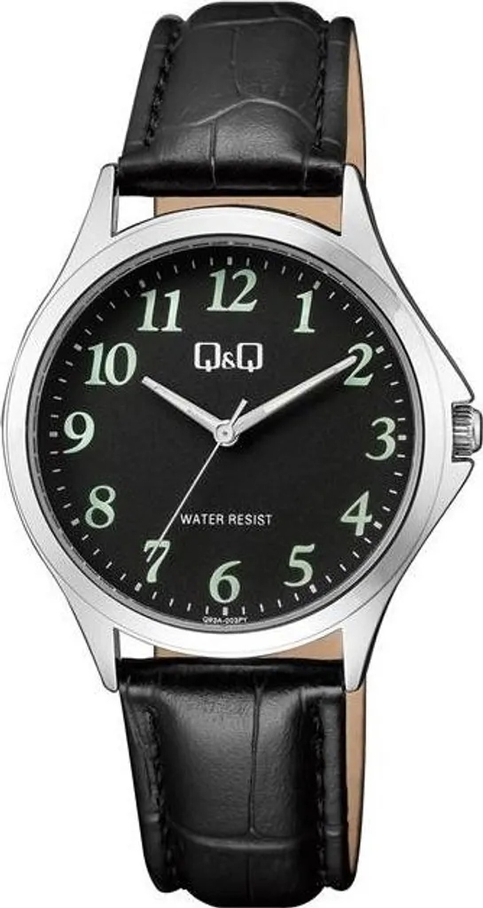 Orologio Uomo Q&Q Nero: Stile Classico con Cinturino in Pelle - Acquista Ora