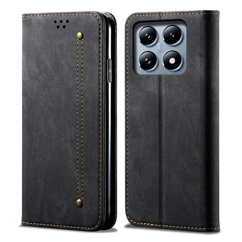 Custodia Magnetica Xiaomi 14T Pro 5G: Pelle Premium, Stand e Tasche