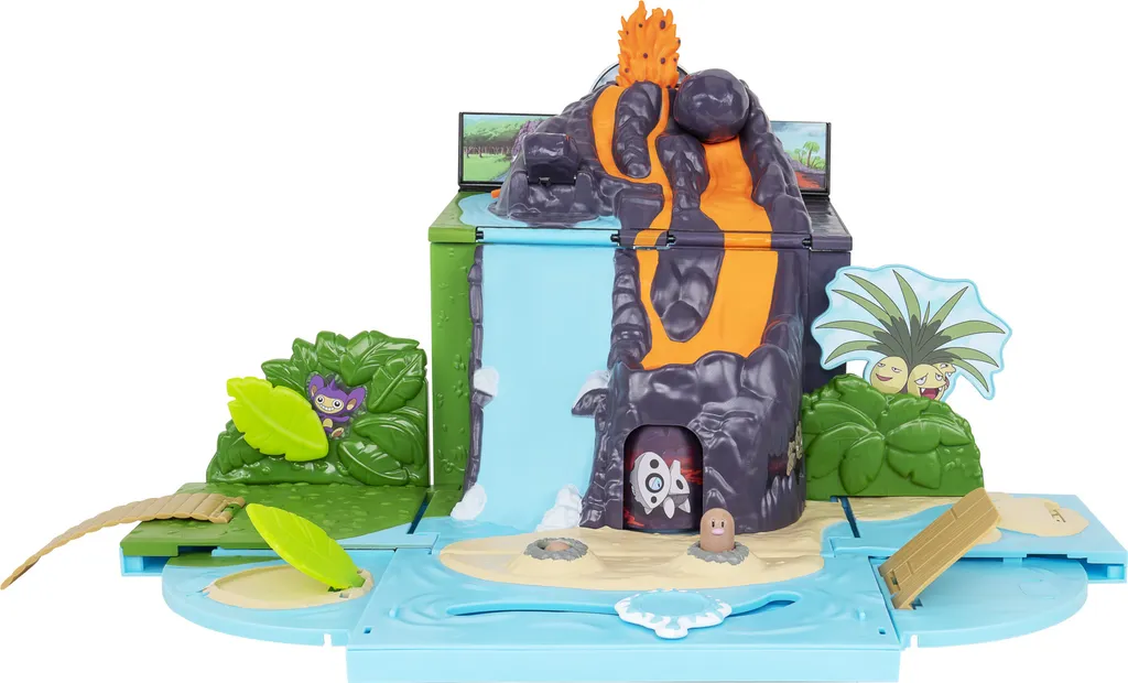 Mallette de Jeu Volcan Pokémon - Set de Transport pour Figurines - 6