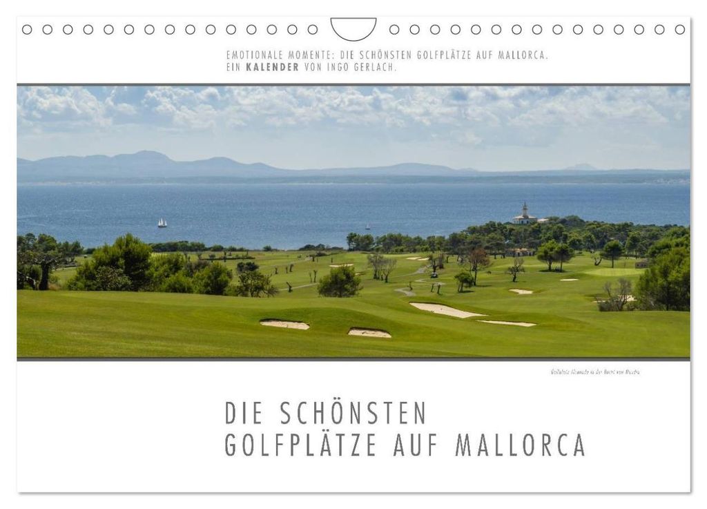 Emotionale Momente: Die schönsten Golfplätze auf Mallorca. (Wandkalender 2027 DIN A4 quer), CALVENDO Monatskalender