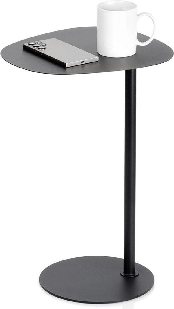 Schwarzer Beistelltisch aus Metall - 35 x 25 x 53 cm Produktbild 