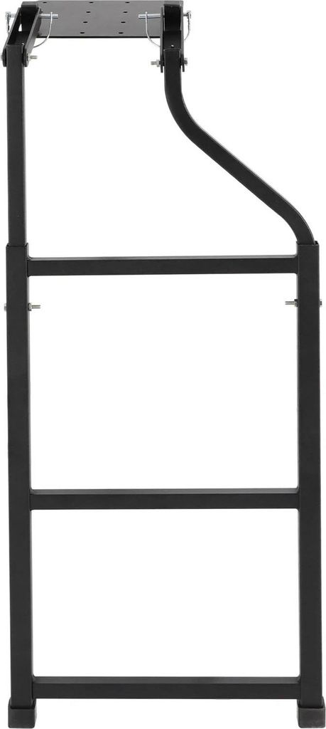 Pickup-Heckklappenleiter - Klappleiter - Tragkraft 300 kg - Höhenverstellbar 87,6–108 cm - Für Heckklappenhöhe 70–115 cm - Kohlenstoffstahl ...