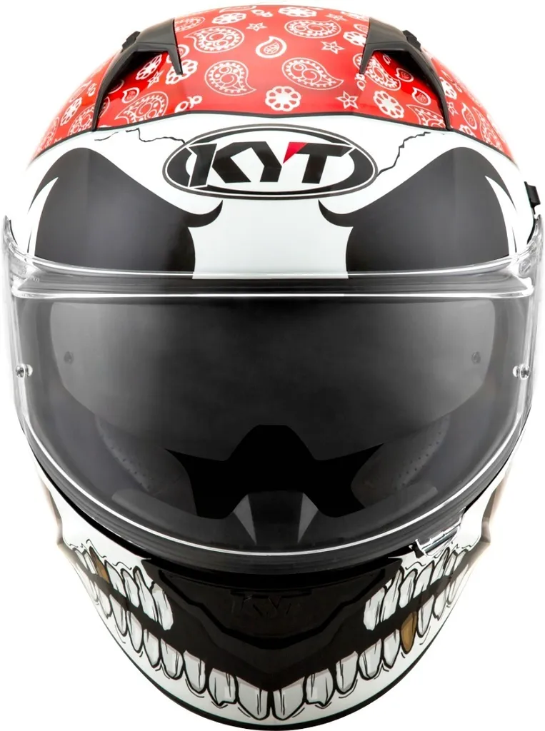 Casque Moto KYT Apex Noir Mat 55 cm avec Visière Anti-Rayures Taille S