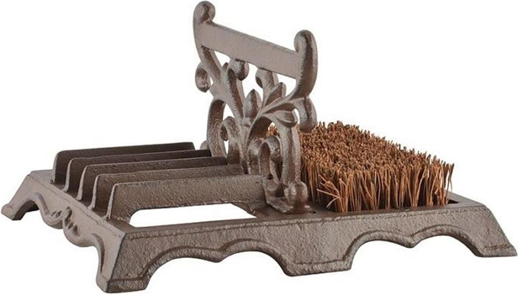 Esschert Design | Skrobaczka do butów ze szczotką - Zdjęcie produktu 