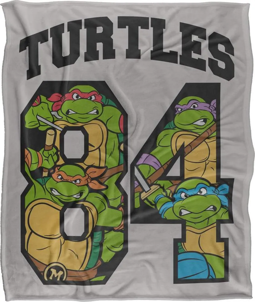 Couverture Soyeuse Tortues Ninja TV24878 - Toucher Extra Doux 152 x 127