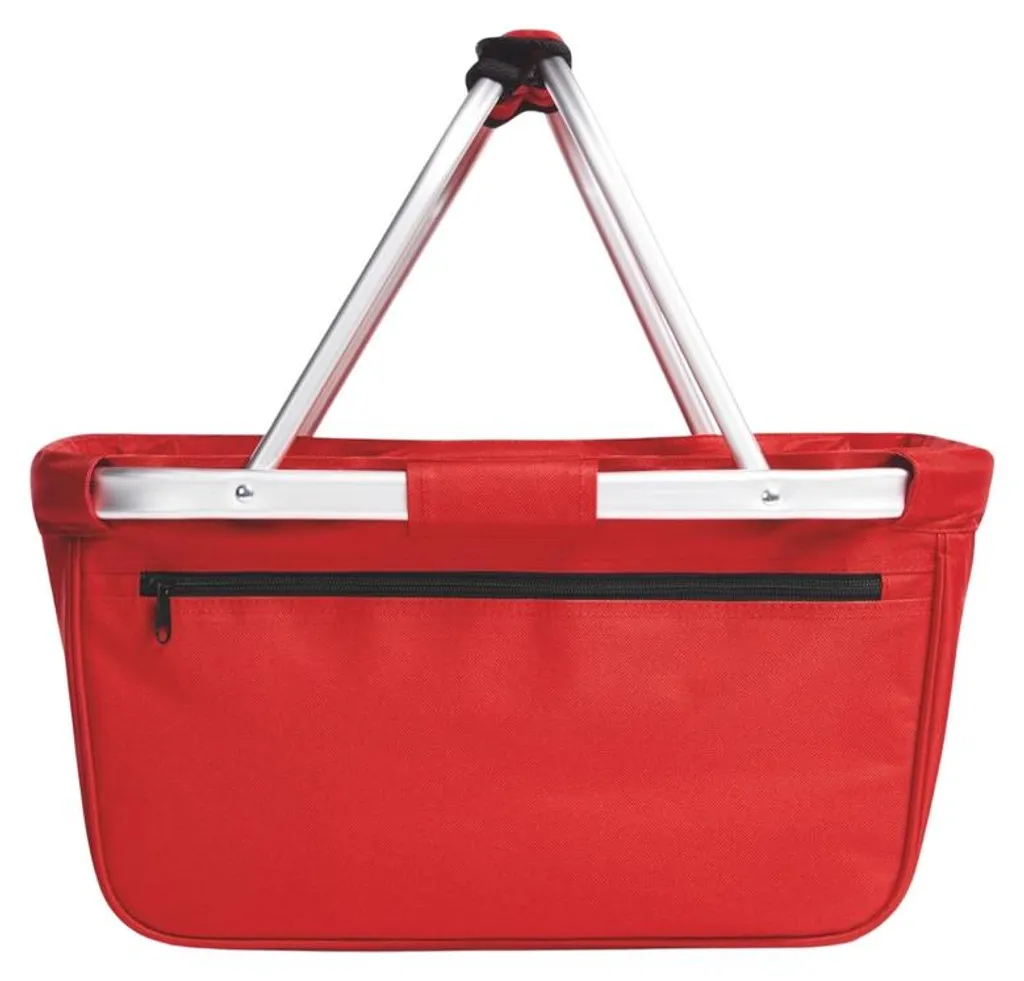 Panier isotherme rouge Halfar LT5281 avec poignée alu rabattable