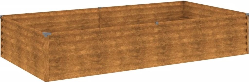 zvýšená posteľ vidaXL 195x100x36 cm Corten Steel Obrázok produktu 