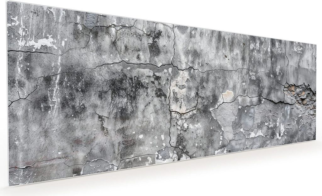 Küchenrückwand Spritzschutz Glas mit Motiv Gealterte Wandoberfläche 40 x 40 cm