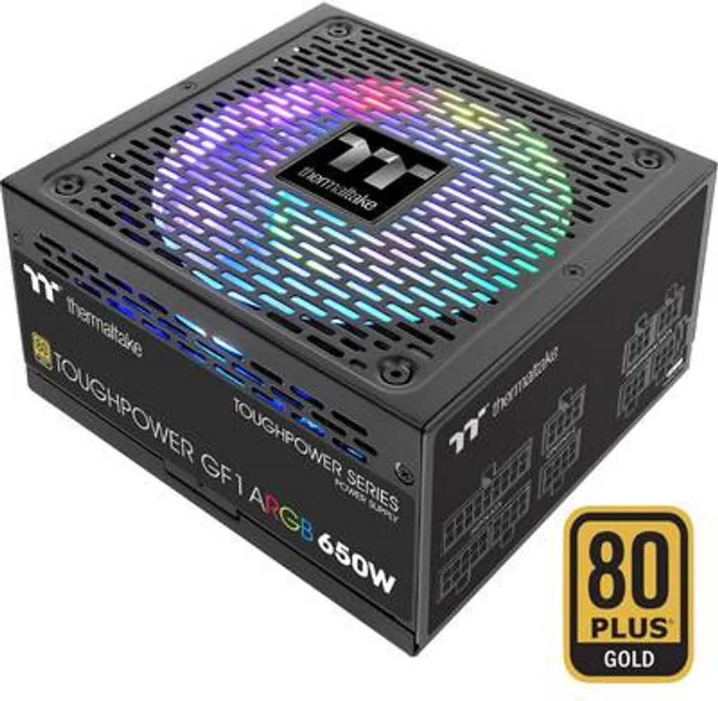 Thermaltake ToughPower GF1 ARGB 650W - TT Premium Edition - Alimentatore (interno) - ATX12V - 80 PLUS Gold - 650 Watt