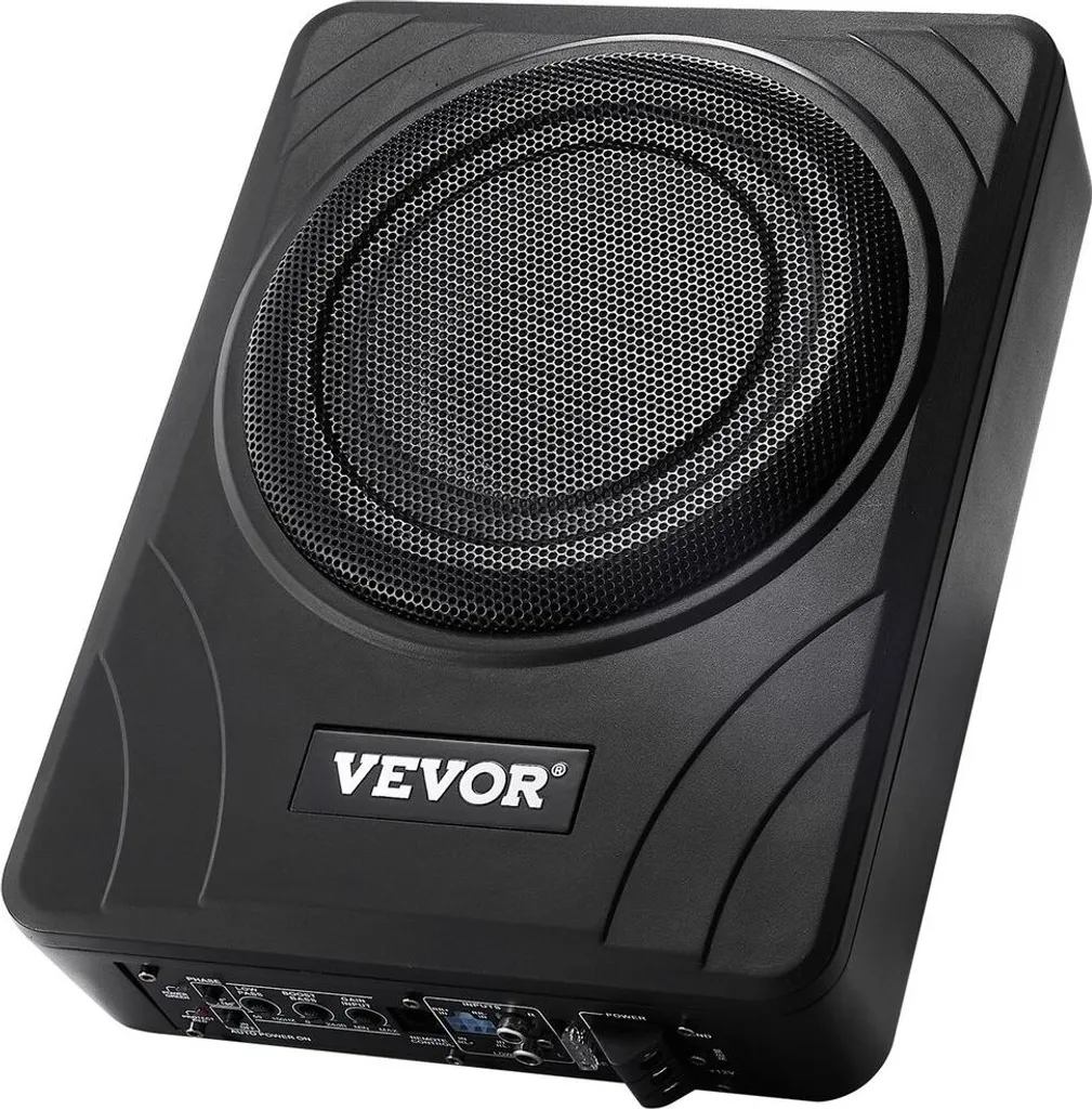 Subwoofer Attivo Sottosedile 8" Slim 300W - Sistema Audio Auto e Camion