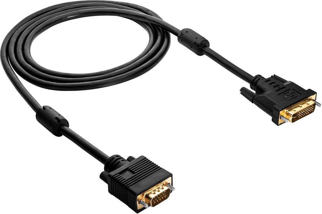 Akyga AK-AV-02, 1,8 m, DVI-I, DVI-I, Samec, Samec, Čierna Obrázok produktu 
