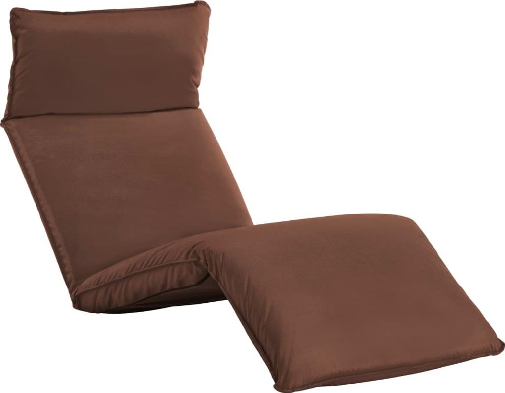 Sonnenliege Klappbar Oxford-Gewebe Braun
