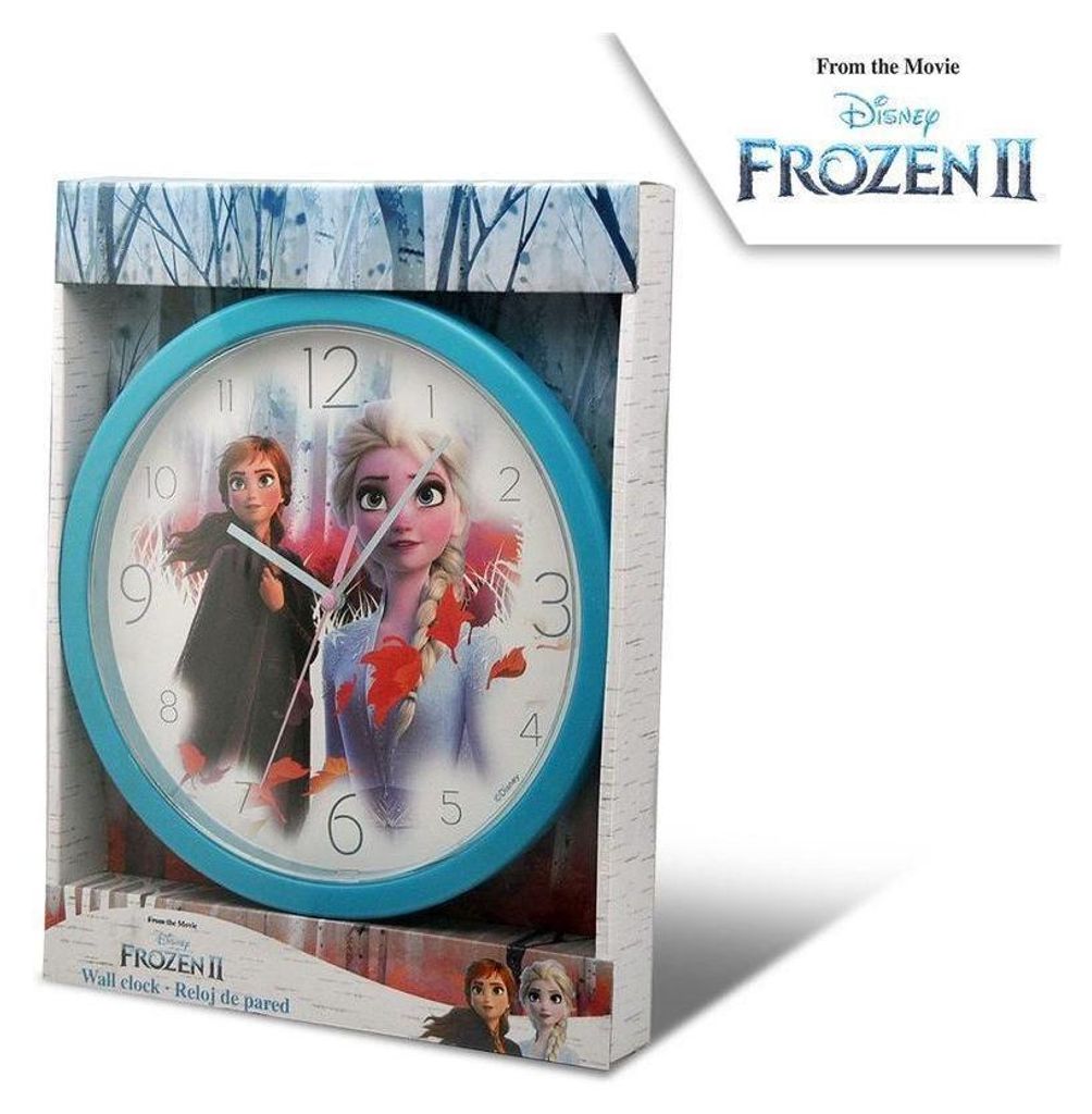 Frozen / Die Eiskönigin Wanduhr mit Anna und Elsa Produktbild 