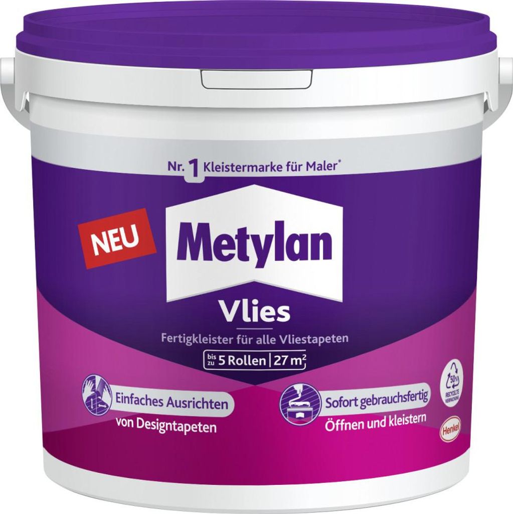 Metylan Vlies Fertigkleister 5 kg Produktbild 