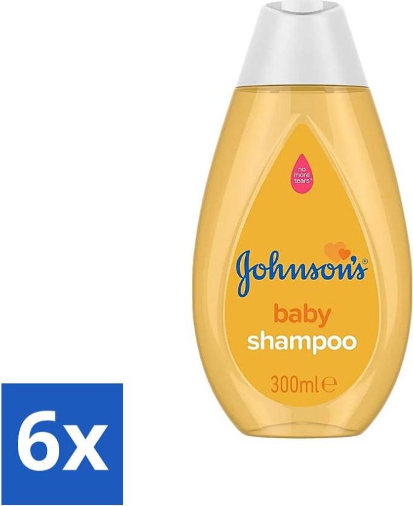 Johnson's Baby Shampoo - Sanft zu den Augen - 300 ml - Vorteilspack - 6 Stücke