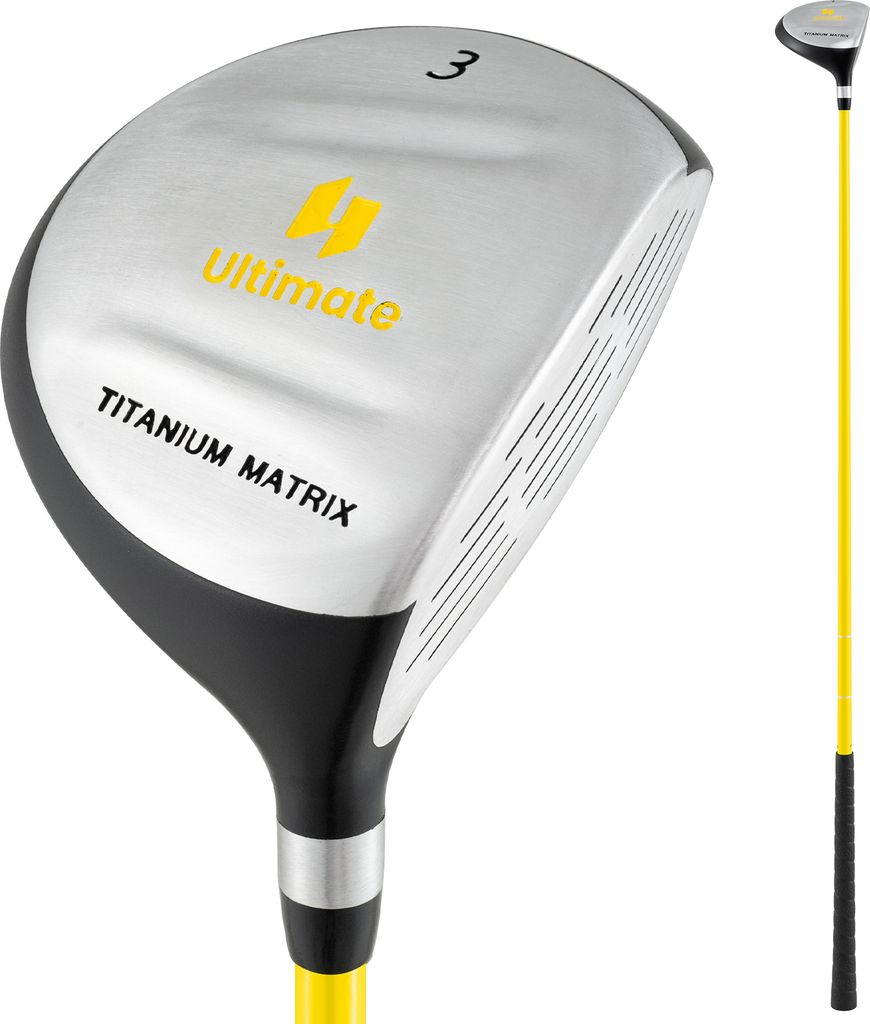 COSTWAY Golf #3 fairway wood, aluminiowy kij golfowy z Zdjęcie produktu 