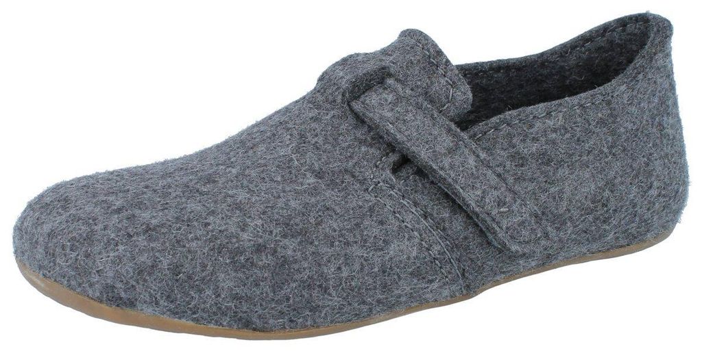 HAFLINGER Everest Focus Herren Hausschuhe grau Wollfilz - Produktbild 
