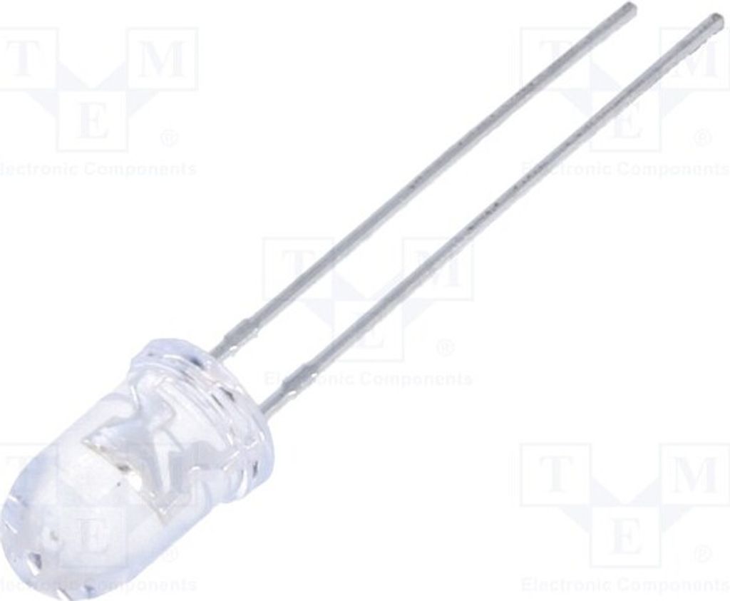 1x LED 5mm 15° 2,8÷3,6V grün HLMP-CM1G-350DD LED Dioden THT 5mm 20mA 27000÷59000mcd