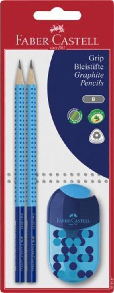 Bleistift Jumbo Grip Two Tone - 2x B inkl. Doppelspitzdose sortiert. Packung mit 5 Stück