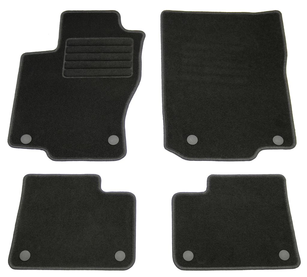Fußmatten-Set für Mercedes M-Klasse W166 ML, 11/2011-06/2015, 4-teilig, Schwarz