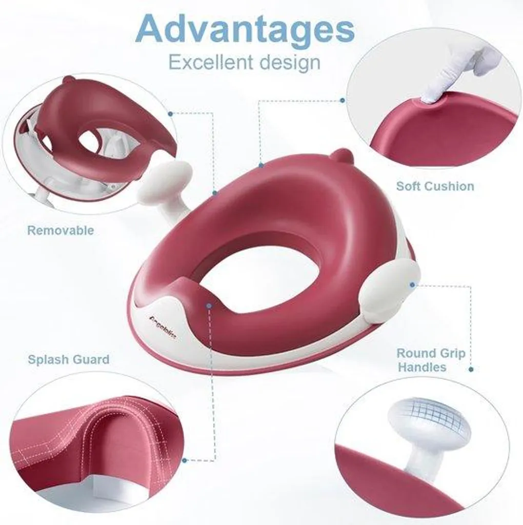 Rehausseur de toilettes pour bébé et enfants - Apprentissage propreté