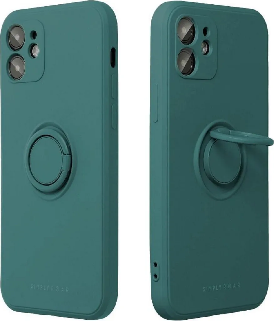 Custodia Roar Amber Samsung S25 Verde con Anello | Protezione Premium