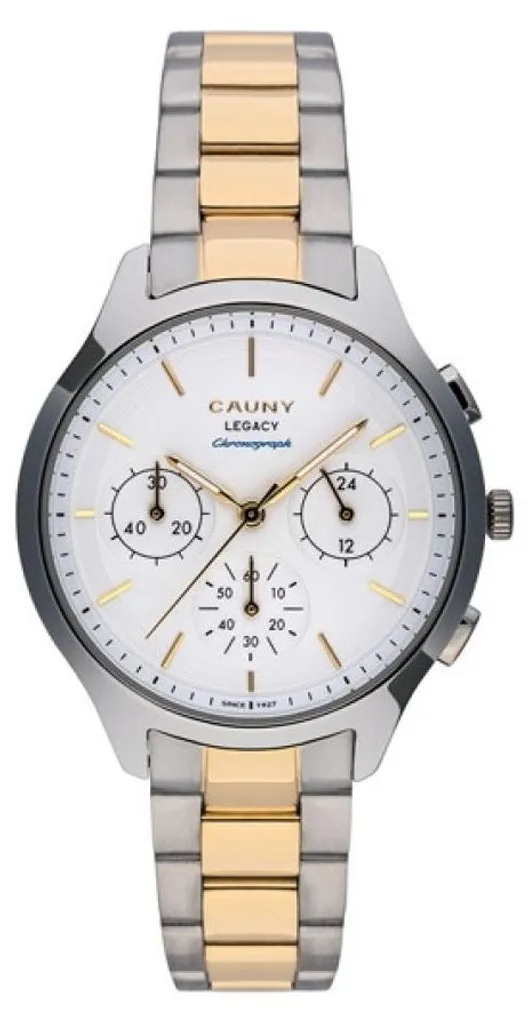 Montre Cauny CLG010 Étanche : Verre Minéral et Design Ultra Plat Chic
