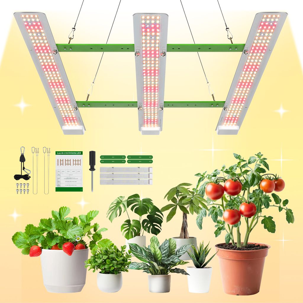Pflanzenlampe Led Grow Lampe Vollspektrum,Ultrahell Pflanzenwachstumslampe für Zimmerpflanzen Pflanzenlicht