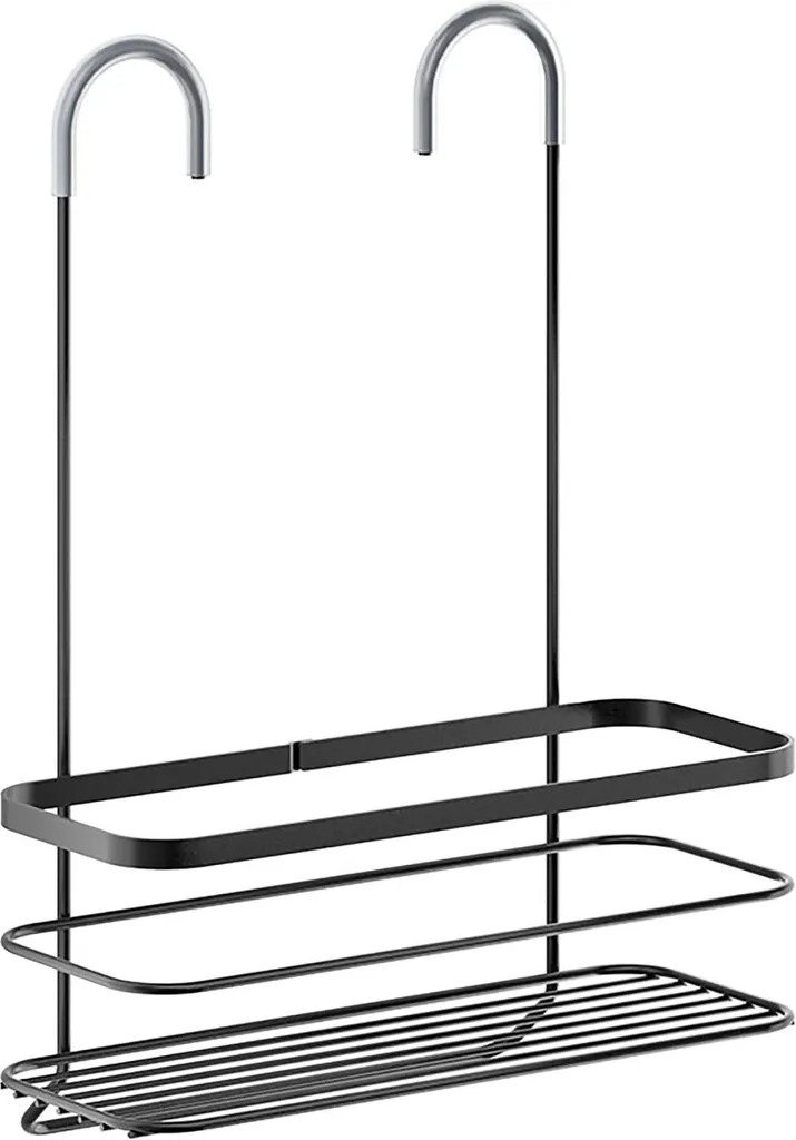 Metaltex Doucherek 28x14x38 cm Nero - Portaoggetti Doccia Antiruggine