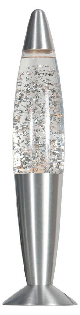 Mexlite Volcan 4187ST Lampe de Table Gris Acier Ø 9cm Douille E14 Métal