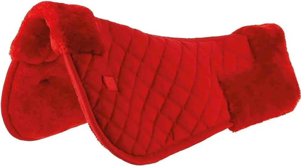Riding World Halfpad Rosso Logo Full | Eleganza e Comfort Equestre