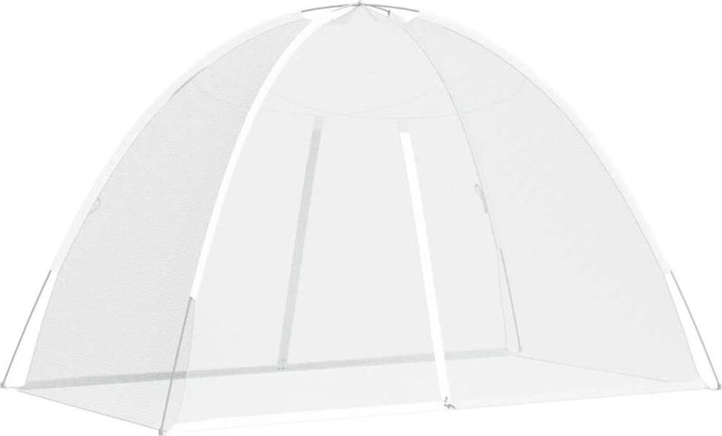 vidaXL Moskytiéra Mongolský stan 220 Mesh White 200x120x130 Obrázok produktu 